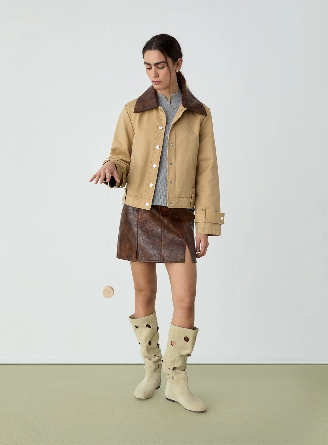 BRAIDY BEIGE JACKET - Image 2
