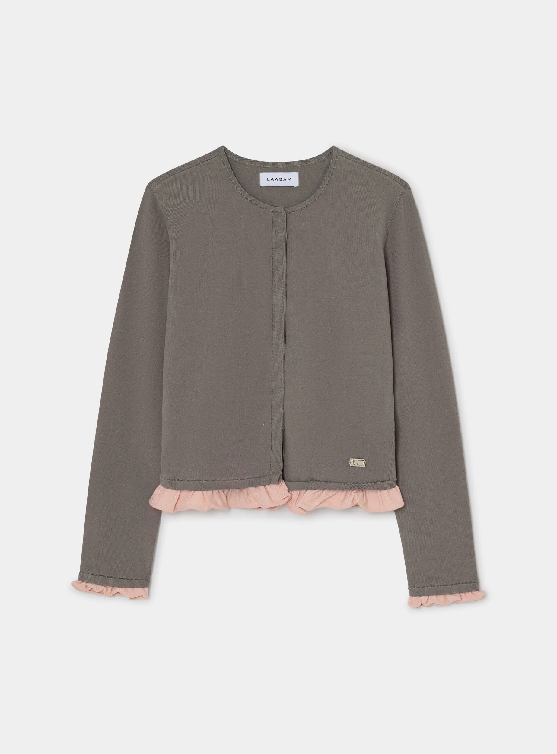 CAMELIA GREY KNITTED TOP - Image 4