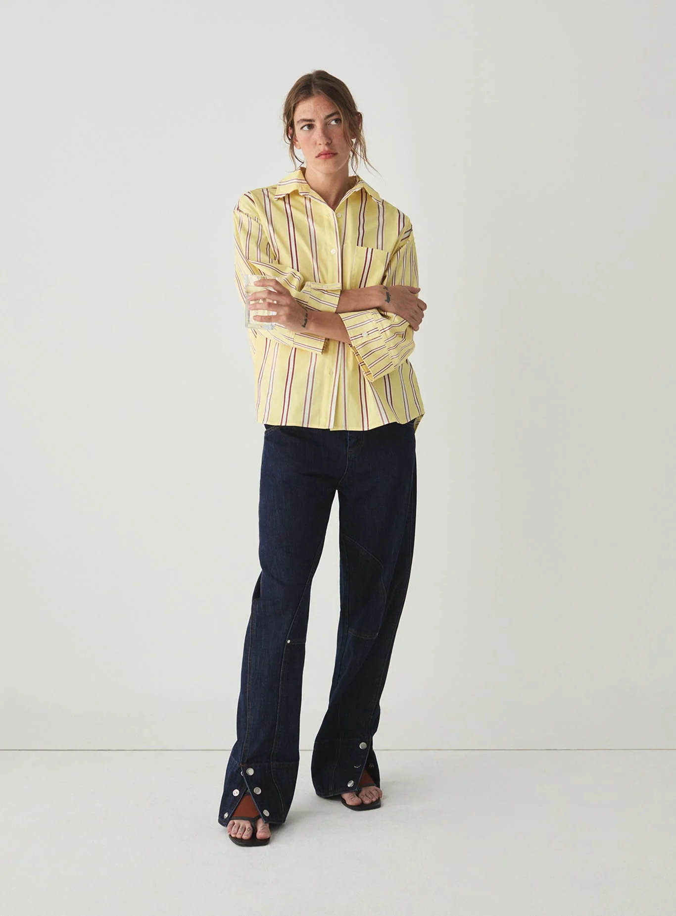 CAOS BUTTER STRIPED SHIRT - Image 2
