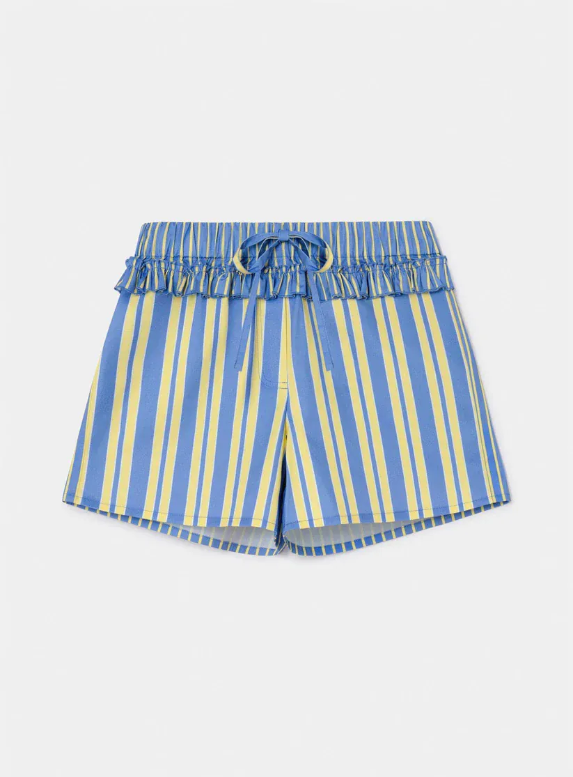 CAOS BLUE POPLIN BOXER PANTS - Image 5