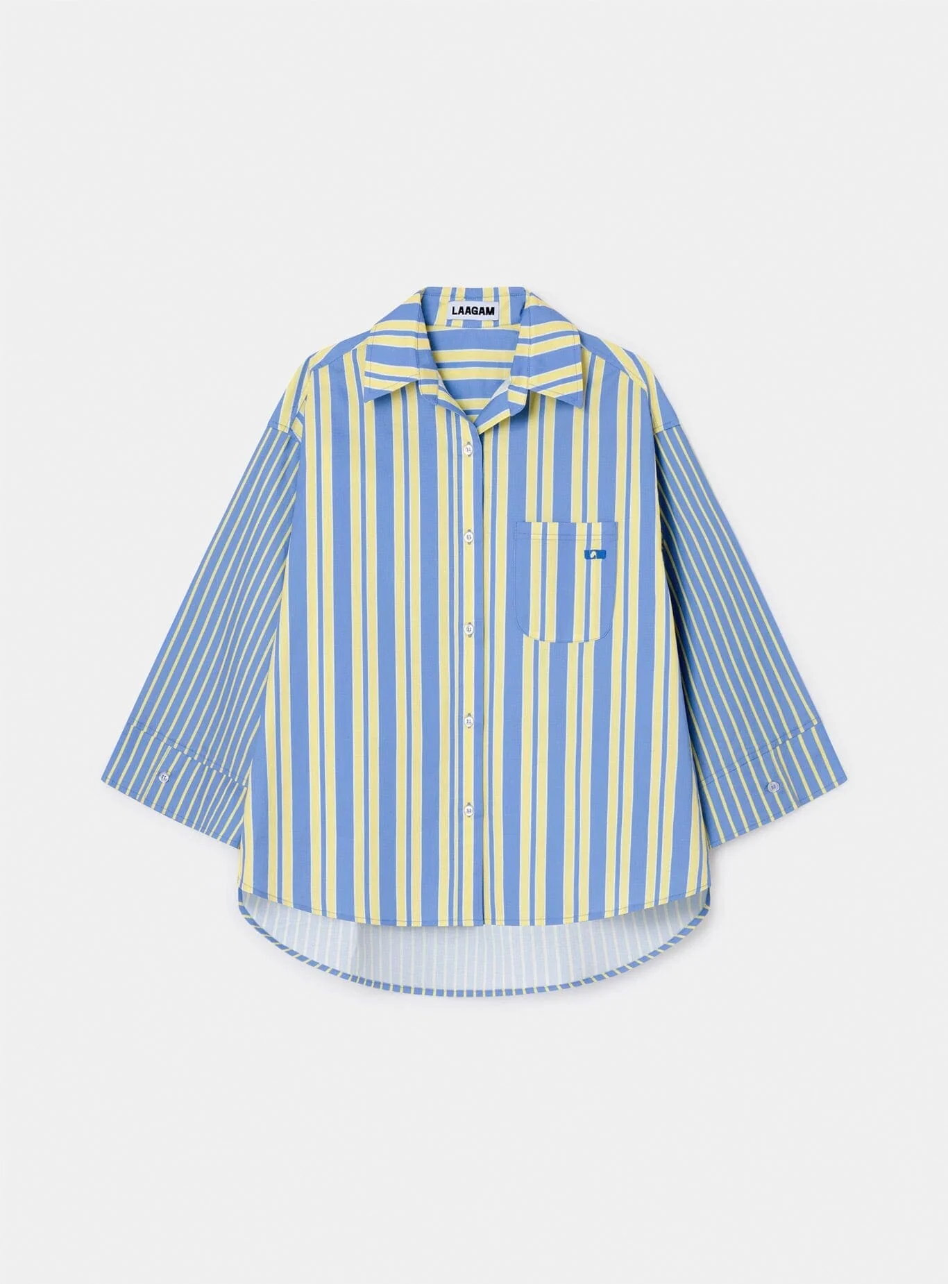 CAOS BLUE POPLIN SHIRT - Image 5