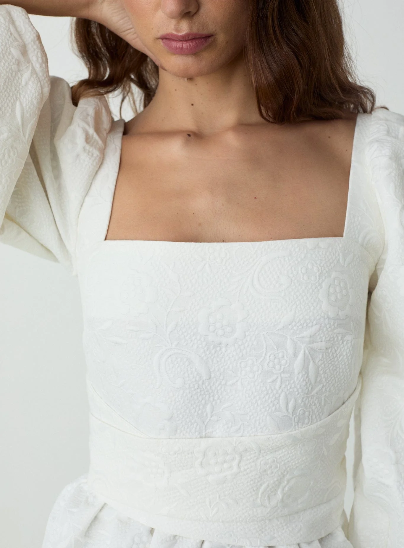 CECILE WHITE BLOUSE - Image 3