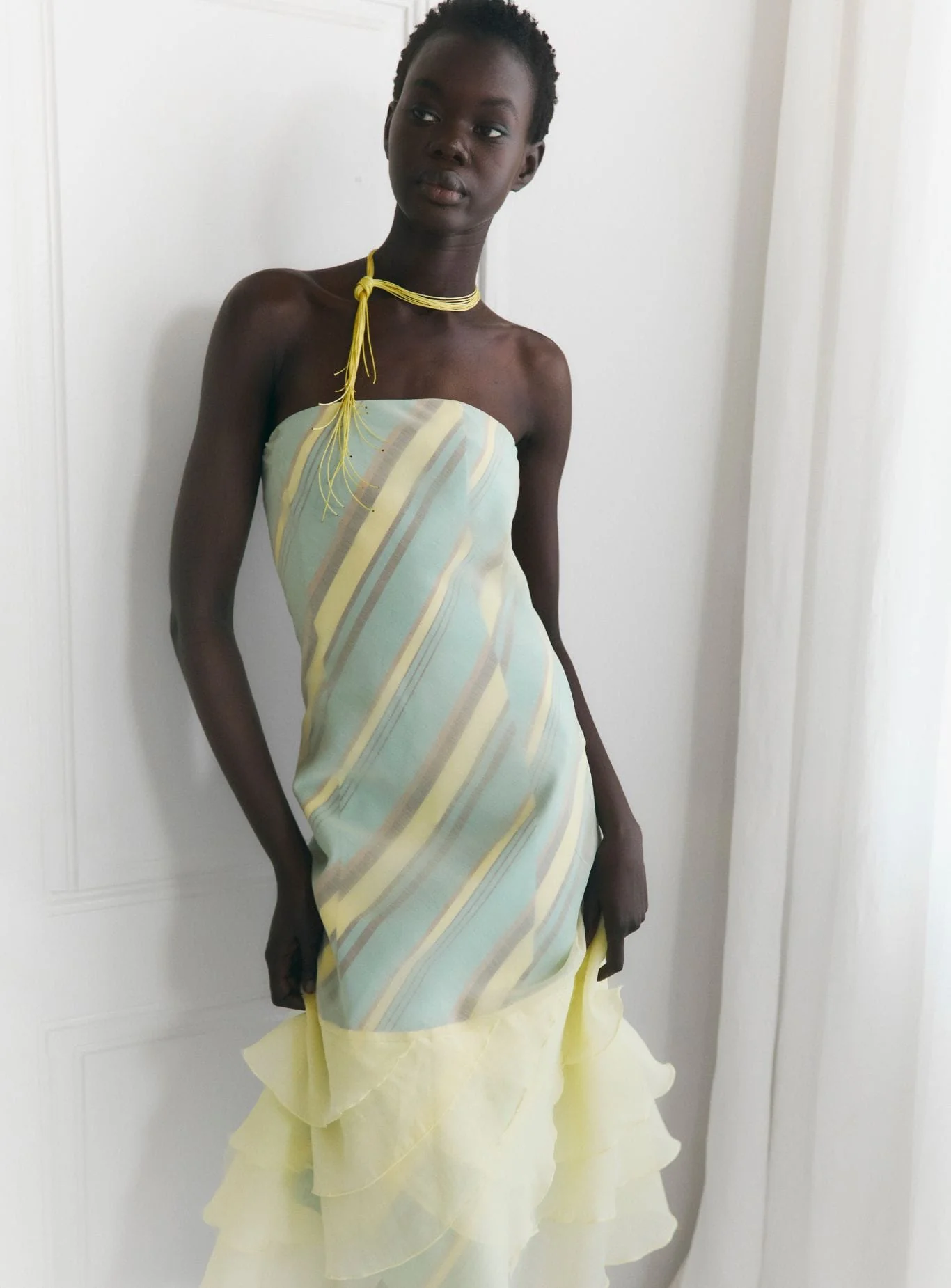 CRETA BUTTER MIDI DRESS - Image 3