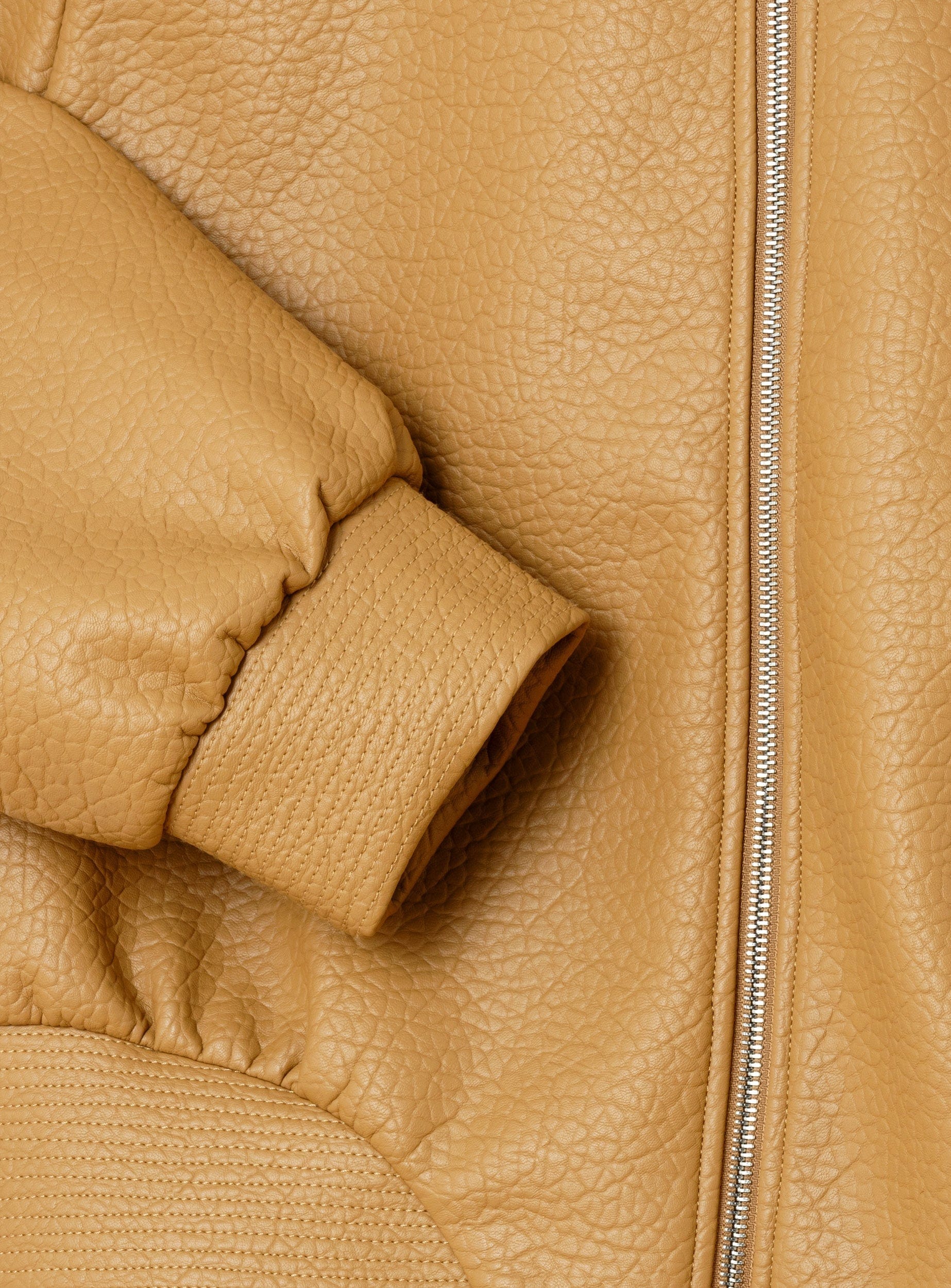 FREYA CAMEL BOMBER JACKET - Image 3