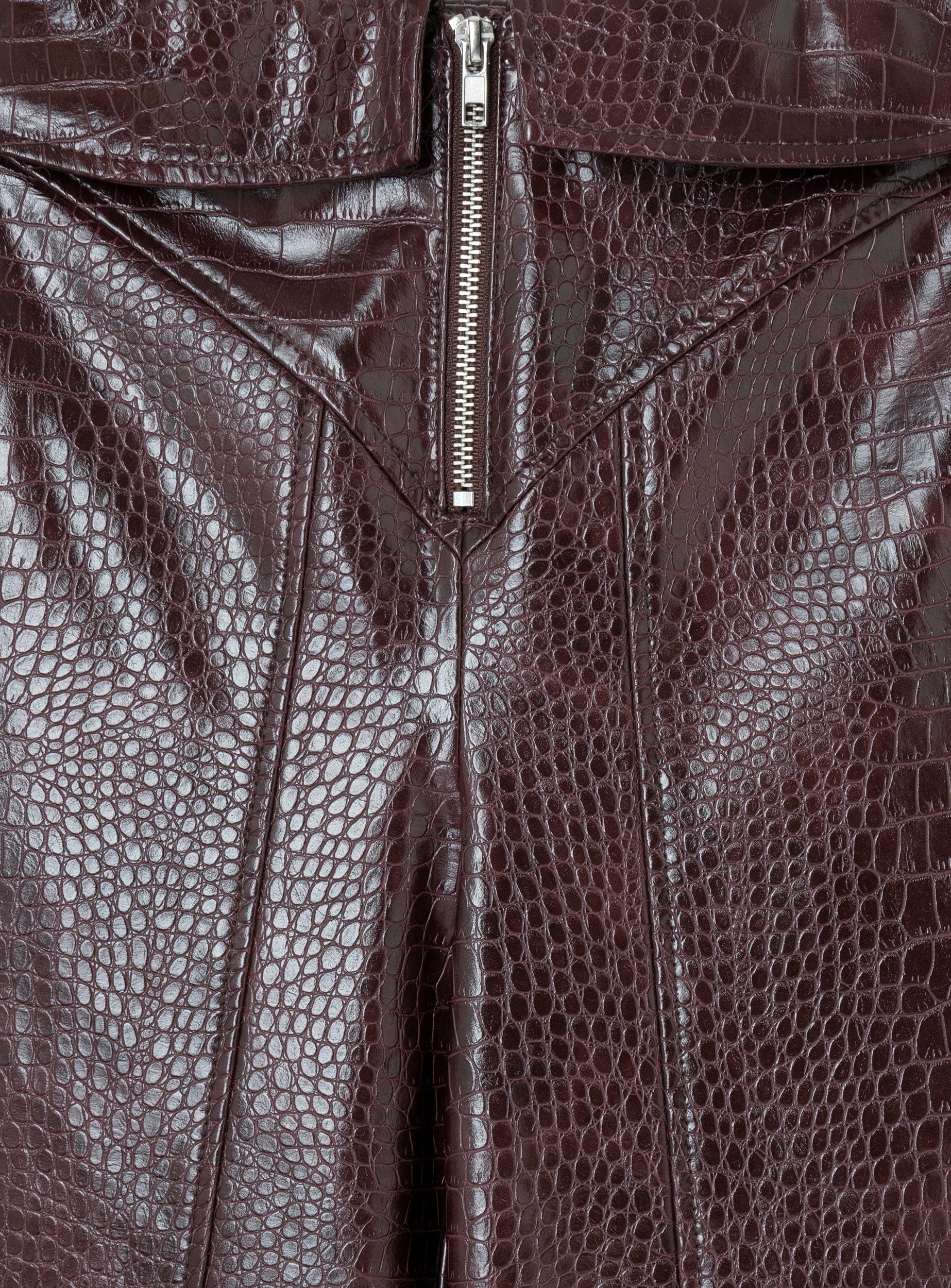 HORUS BURGUNDY TEXTURED PANTS - Image 4