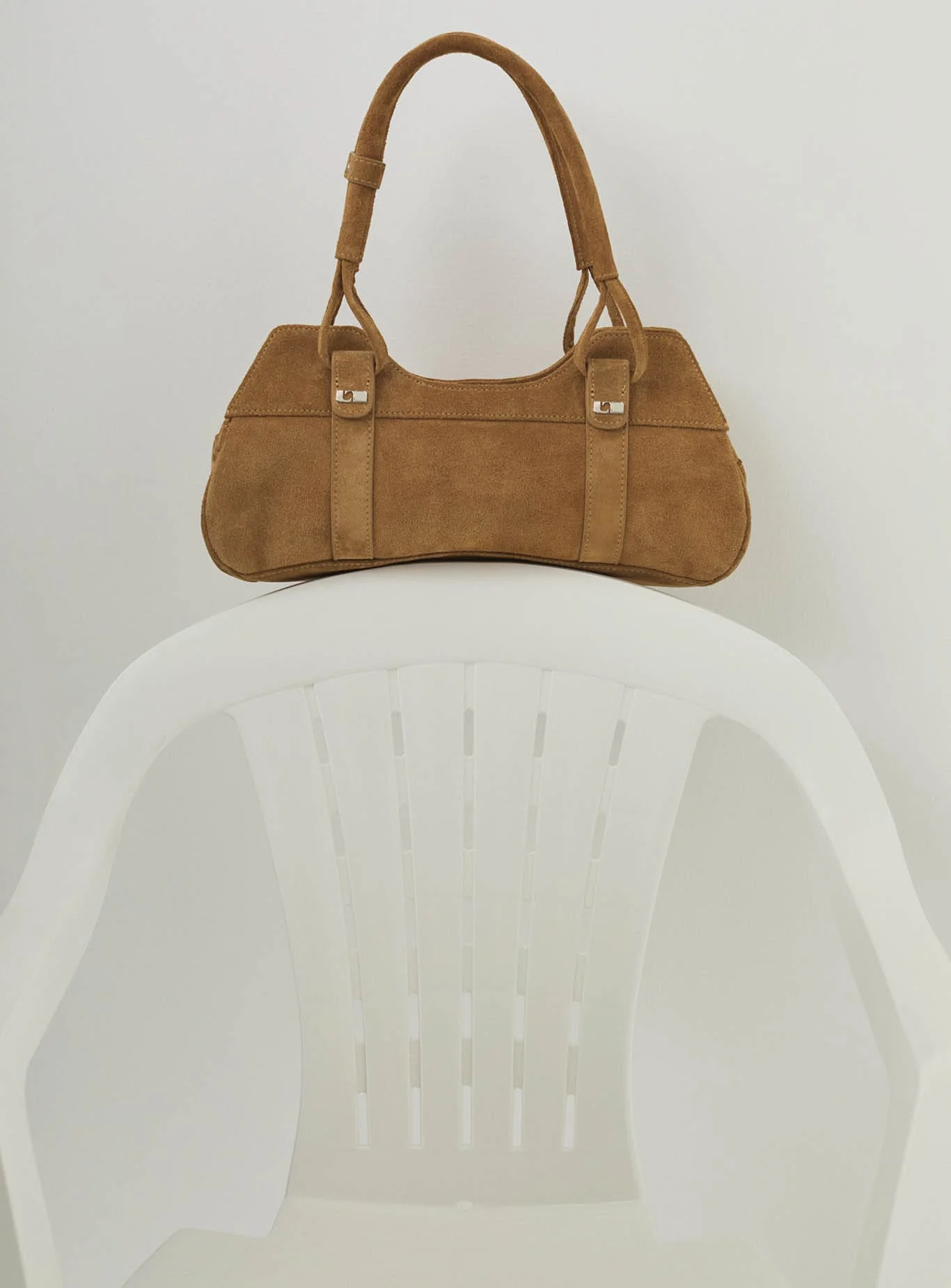 JANE CAMEL SUEDE BAG - Image 3