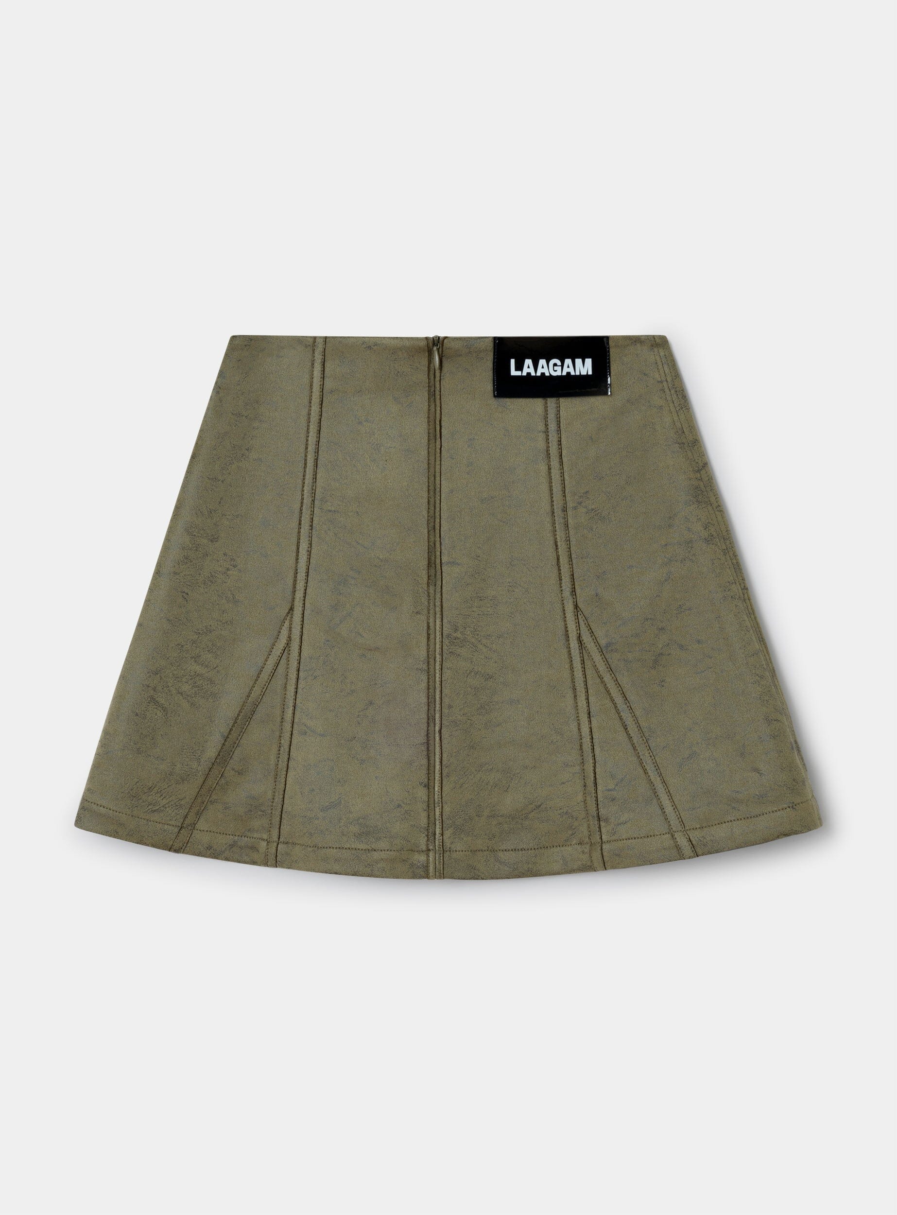 JUDY KHAKI SHORT SKIRT - Image 6