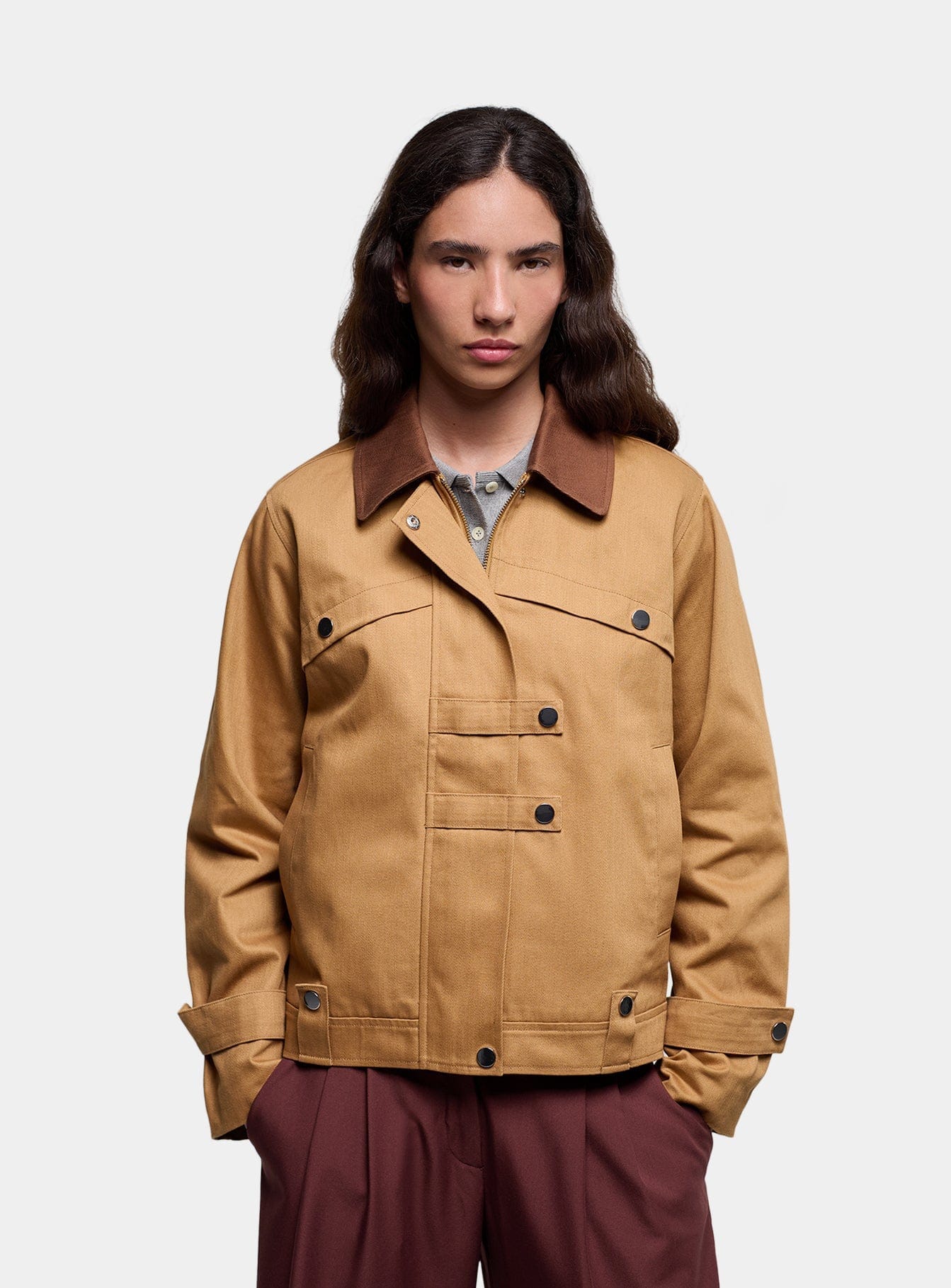 NEXA SERGE CAMEL JACKET - Image 5